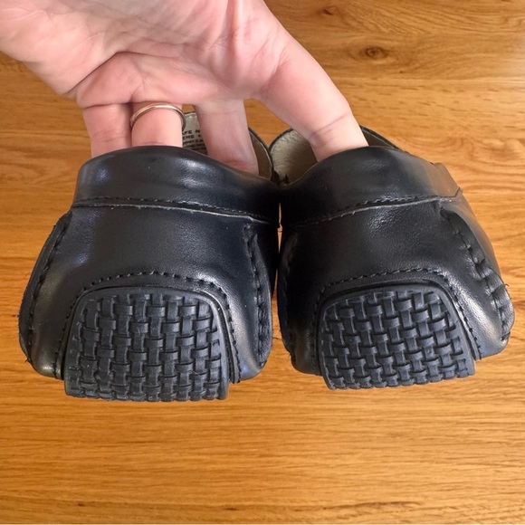 Kenneth Cole Reaction Mens Sound Proof Black Leather Loafers in Size 10 - Picture 5 of 13